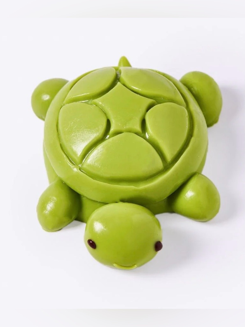 Taba Squishy Green Turtle Keychain Plush Toy. Stress Relief Toy.